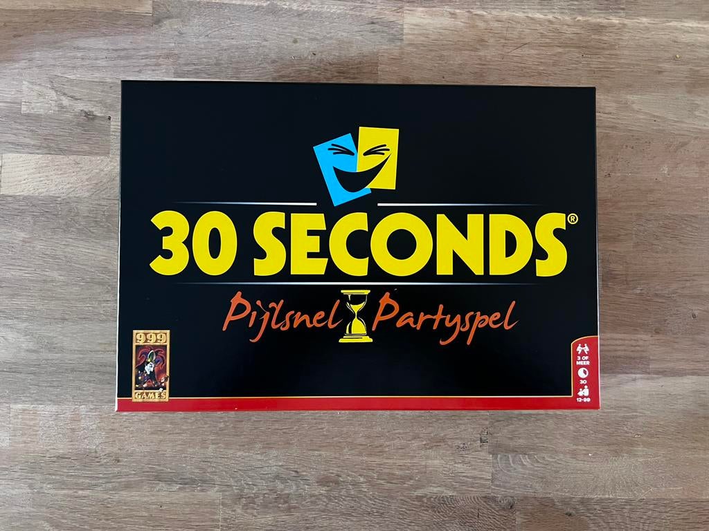 30 Seconds, lightning fast, gezelschapsspel, Vijf spelers of meer, Ophalen of Verzenden, Nieuw