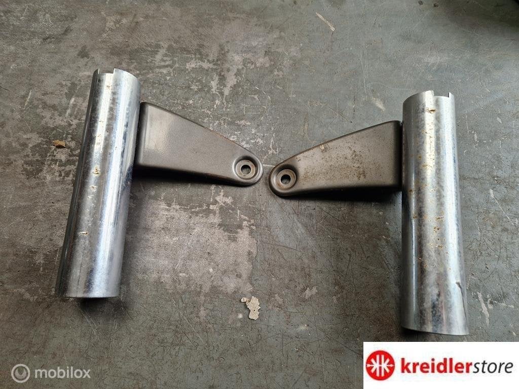 Kreidler Koplamp oren met chromen bussen origineel