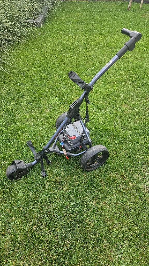 Elektr. Golftrolleys (Pathfinder & Fraser Foldaway), Ophalen, Gebruikt, Golfkar, Overige merken