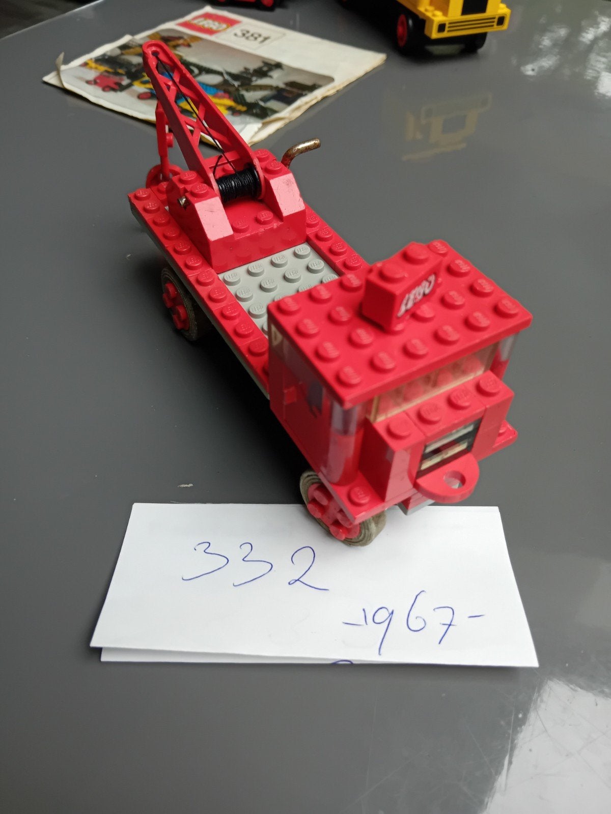 Lego 332. Takelwagen uit 1967, Ophalen of Verzenden, Gebruikt