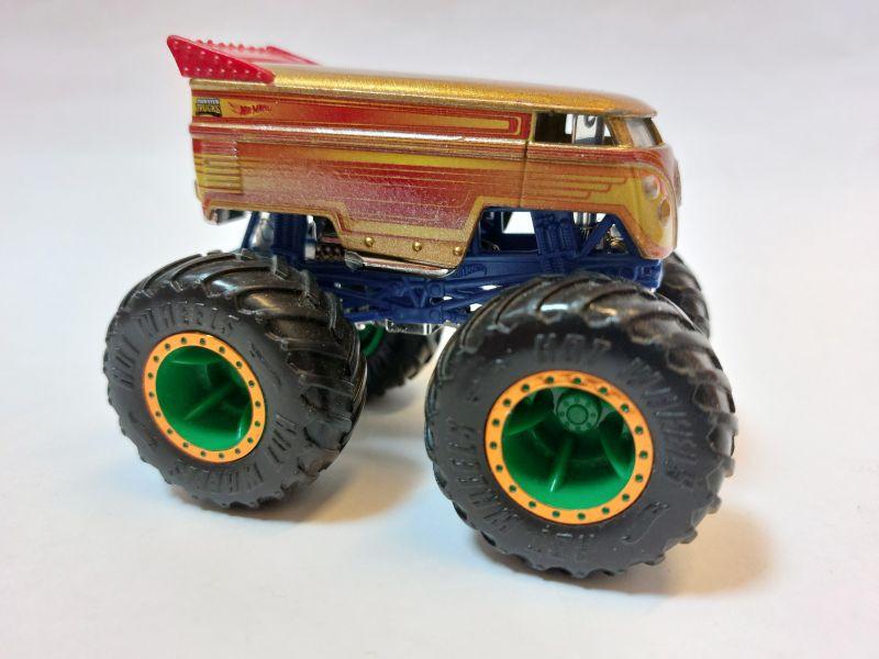 Volkswagen bus T1 Bully Big Wheels Monster Truck Hot Wheels, Ophalen of Verzenden, Nieuw, Bus of Vrachtwagen