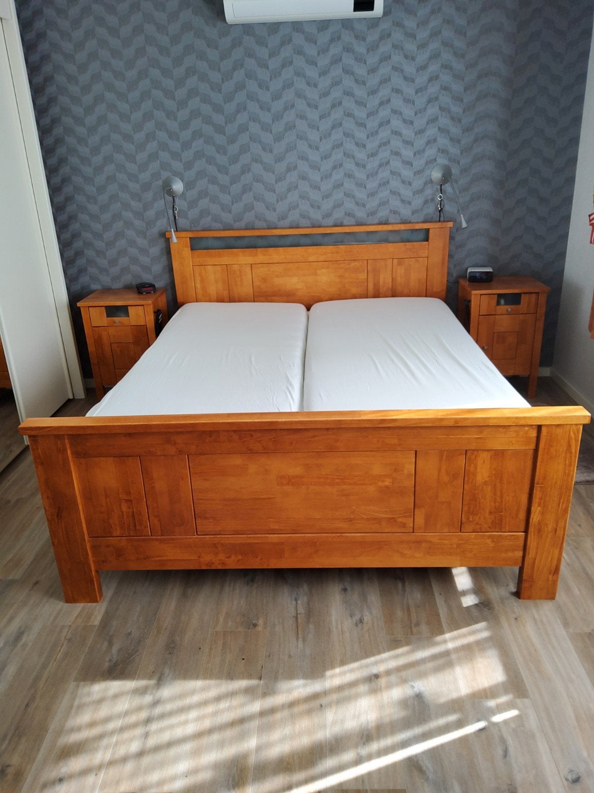 GRATIS!! Bedombouw 160 x 200 cm., Ophalen, Gebruikt, Tweepersoons, 160 cm