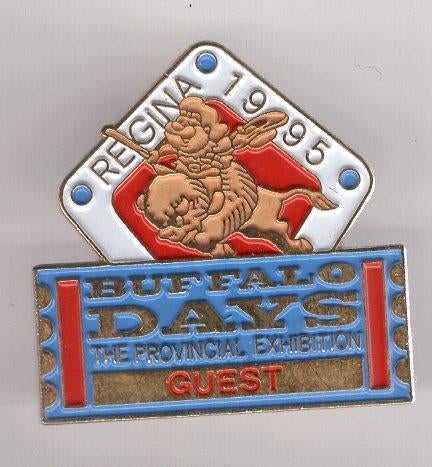 Regina 1995 Buffalo days Guest koper PIN ( BLAD6_658 ), Verzenden, Nieuw, Merk, Speldje of Pin
