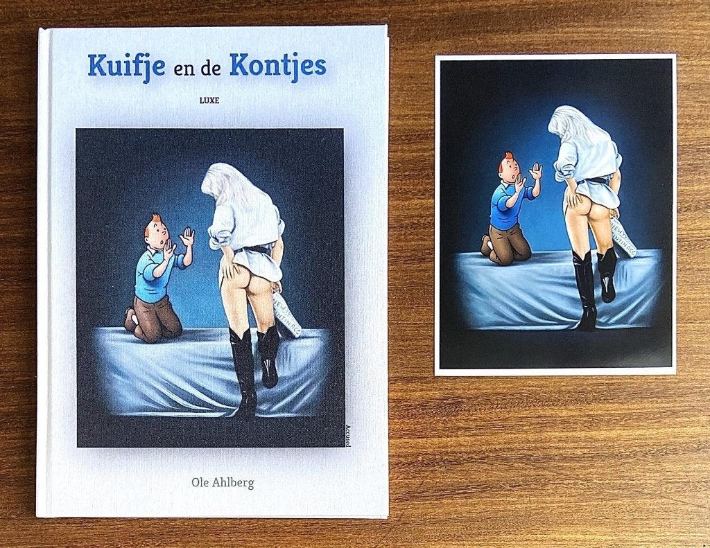 Kuifje en de Kontjes - Luxe Hardcover - Met Prent - Nieuw, Eén stripboek, Verzenden, Nieuw
