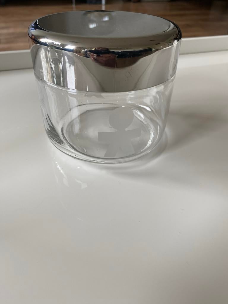 Alessi voorraadpot, Huis en Inrichting, Keuken | Keukenbenodigdheden, Zilver, Ophalen of Verzenden, Voorraadpot, Alessi