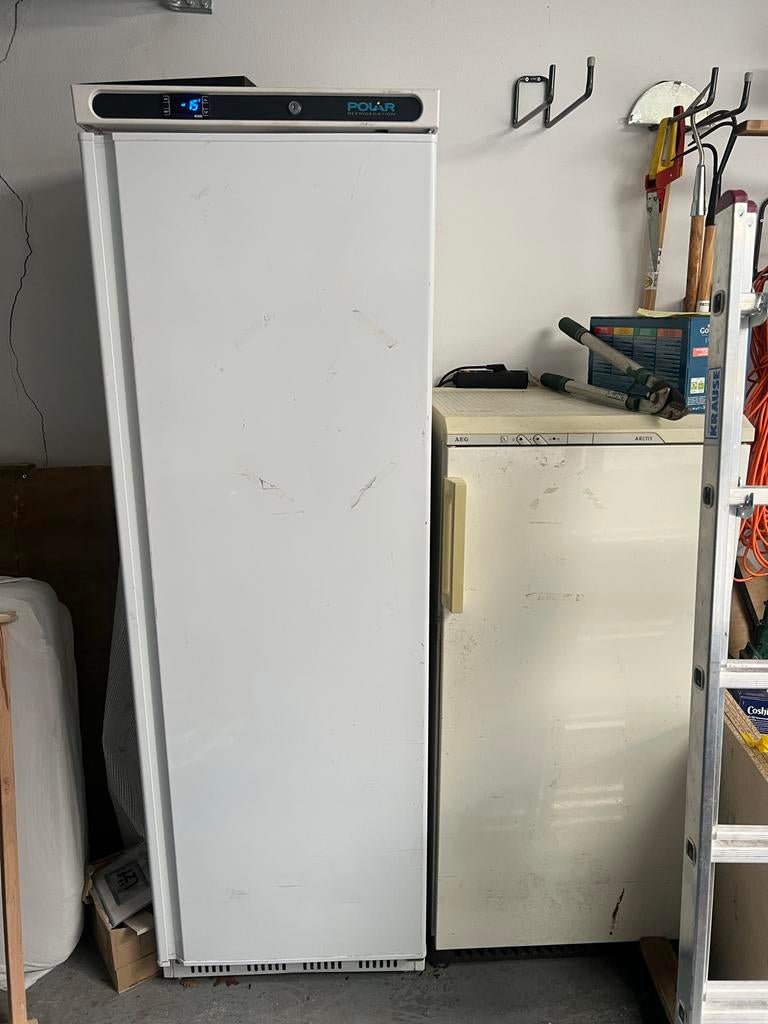 Diepvrieskast Polar hoge vriezer, Witgoed en Apparatuur, Gebruikt, Minder dan 60 cm, 160 cm of meer, Vrijstaand