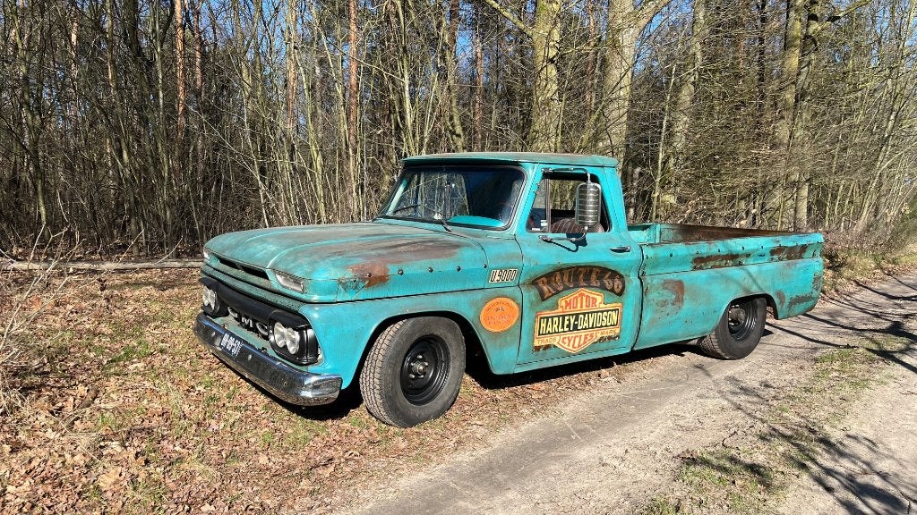 GMC 1965 1500 Pick-Up LS1 5.7L V8, Auto's, Automaat, 288 pk, Chevrolet, Blauw