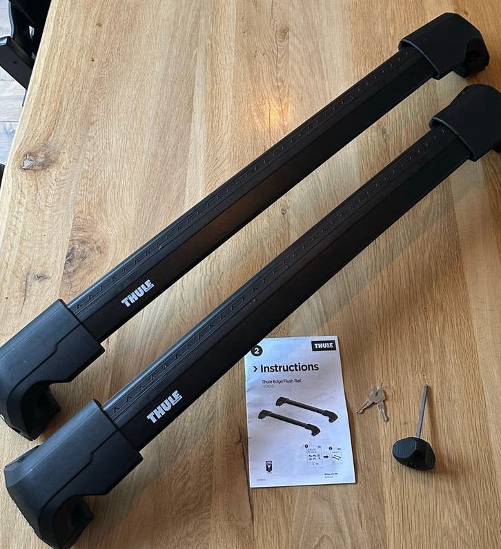 Thule Edge Flush Rail dakdragers - Zo goed als nieuw, Auto diversen, Ophalen, Zo goed als nieuw