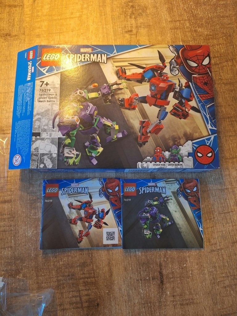 Lego 76219 Spiderman & Green Goblin mech battle compleet, Ophalen, Zo goed als nieuw