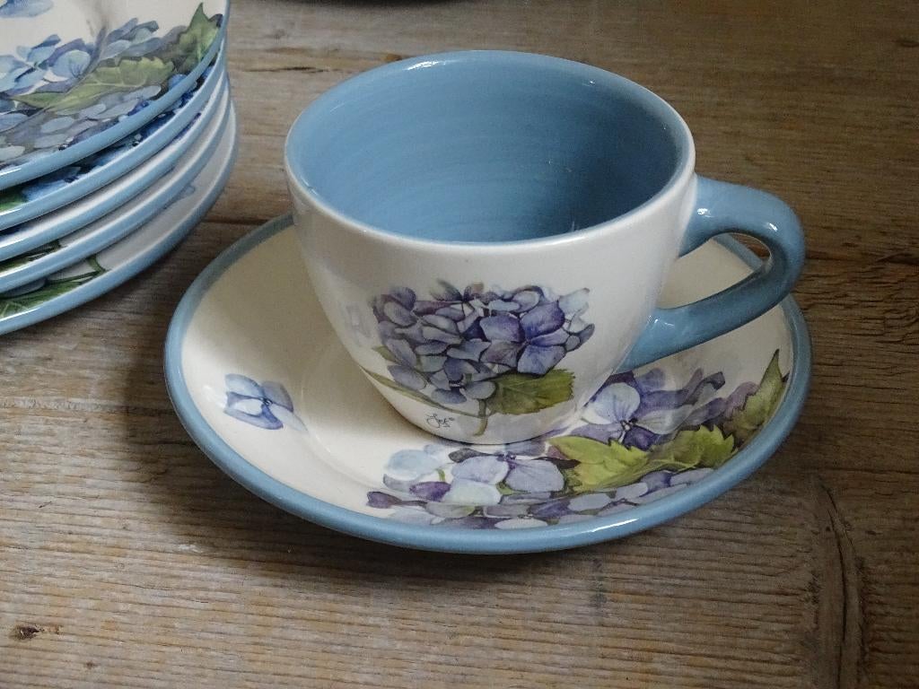 Servies, Jet (by Ter Steege) HORTENSIA, Gebruikt, Overige typen, Ophalen of Verzenden, Overige stijlen