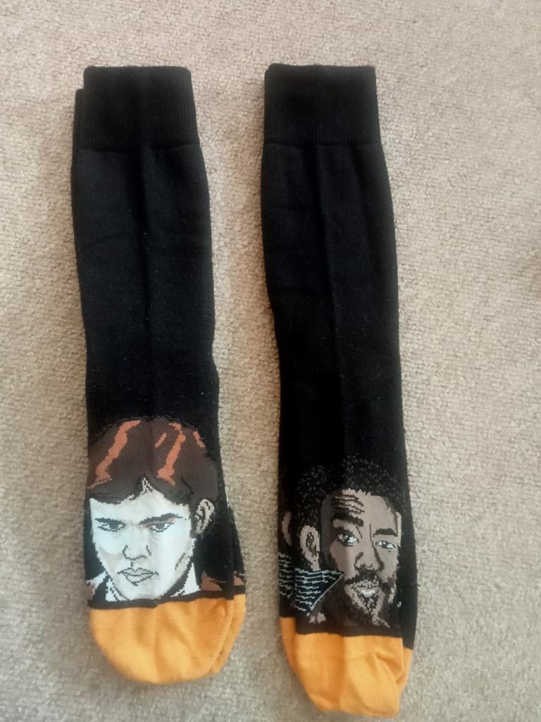 Star Wars sokken met print - Maat 39-43, Zwart, Ophalen of Verzenden, Zo goed als nieuw, Maat 39 t/m 42