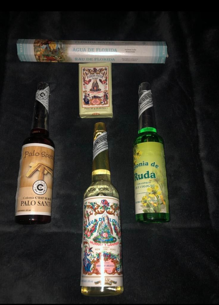 Florida Water Set: Aqua, Palo Santo, Ruda & Wierook, Ophalen of Verzenden, Nieuw, Spiritualiteit algemeen, Overige typen