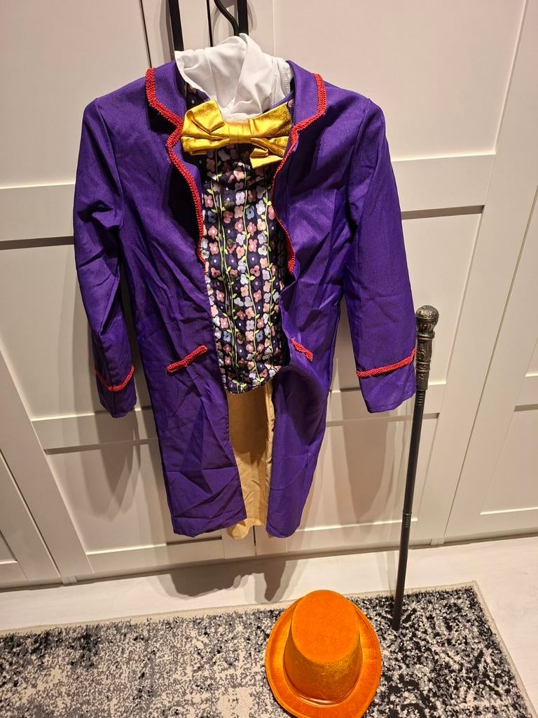 Willy wonka kostuum, Ophalen of Verzenden, Zo goed als nieuw, Jongen of Meisje