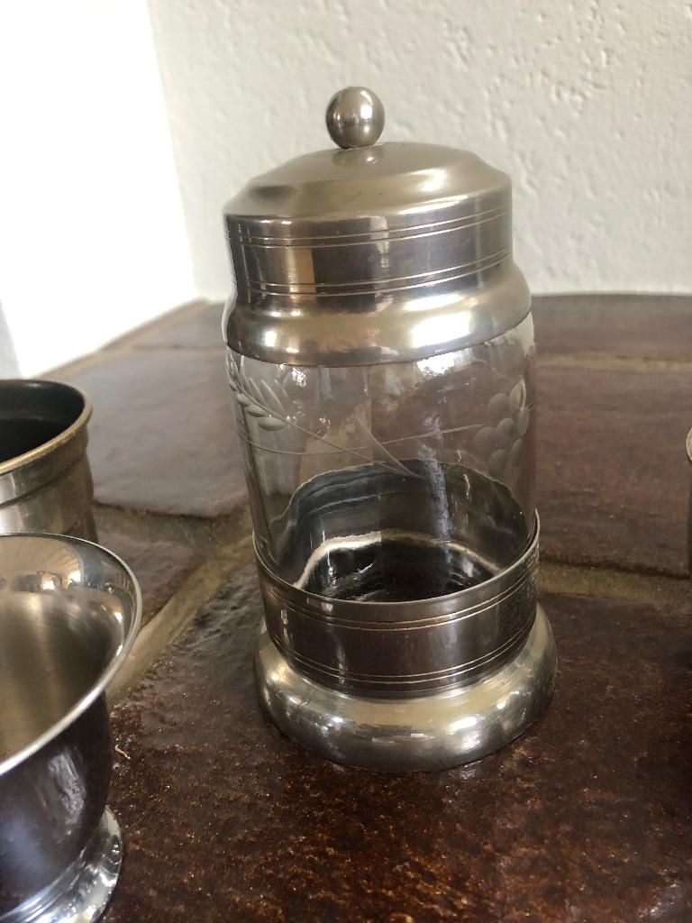 Brocante/vintage jampot, Ophalen of Verzenden