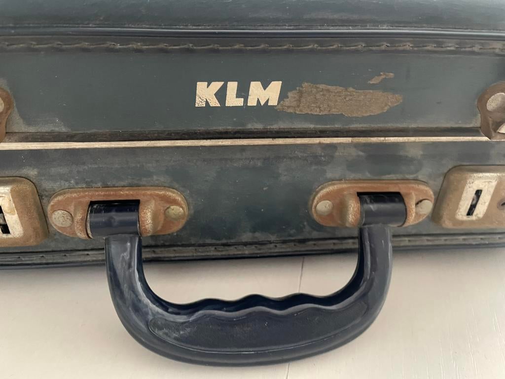 KLM koffertje voor de echte verzamelaar, Sieraden, Tassen en Uiterlijk, Koffers, Gebruikt, Hard kunststof, Minder dan 50 cm, Ophalen of Verzenden