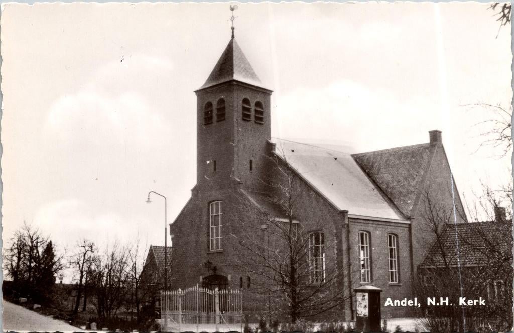 N.H. Kerk Andel - 6 ansichtkaarten, Verzamelen, Verzenden, 1960 tot 1980, Ongelopen, Noord-Holland