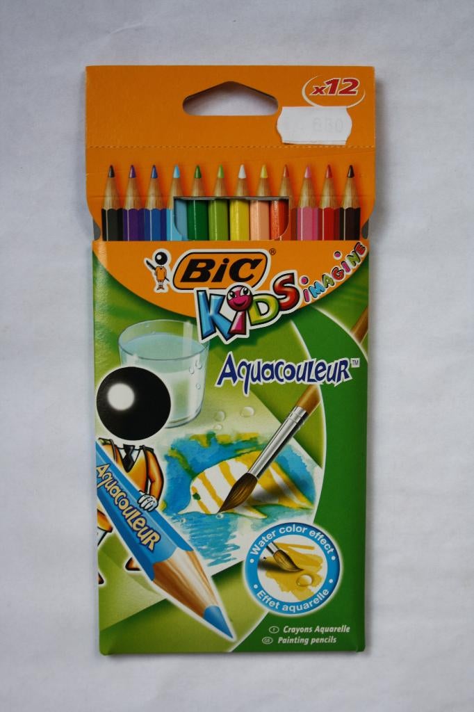 BIC Kids image aquacoleur 12 stuks, Ophalen of Verzenden, Nieuw, Waterverf