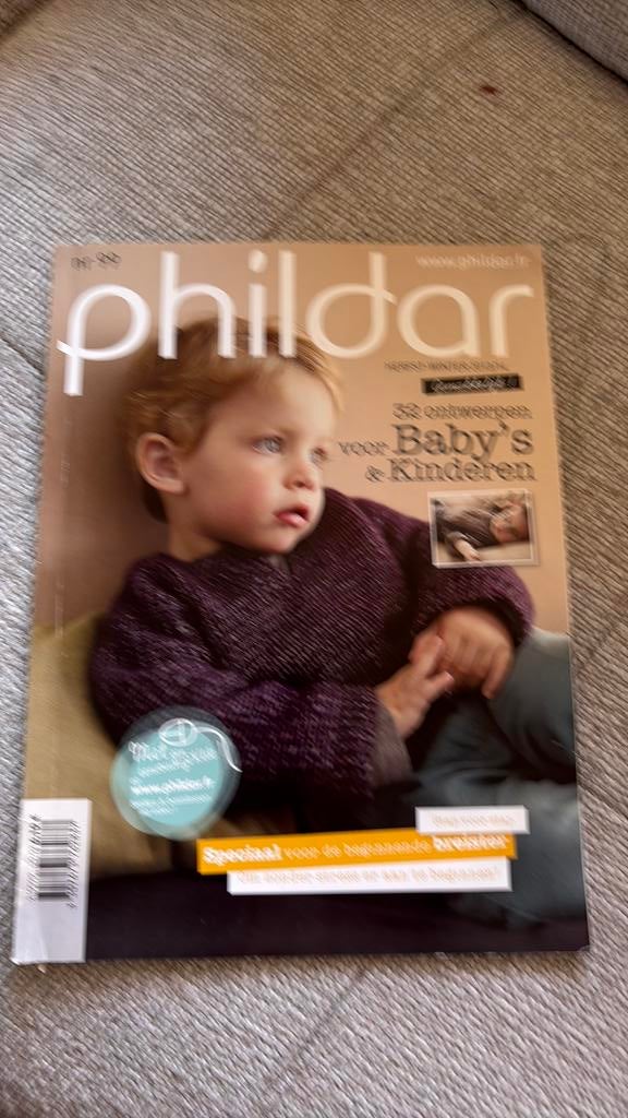 Phildar herfst winter 2013/14 baby en kinderen, Verzenden, Gebruikt, Breien, Patroon of Boek