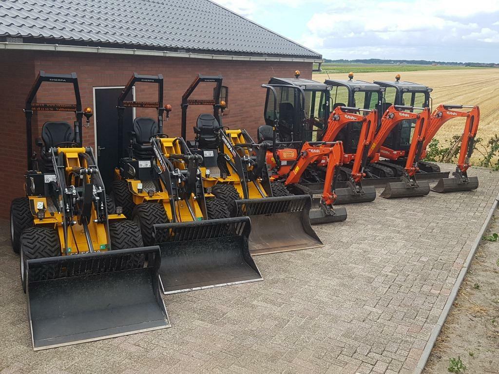 Verhuur minigraver minishovel minikraan shovel graver dumper, Diensten en Vakmensen, Verhuur | Gereedschap en Machines