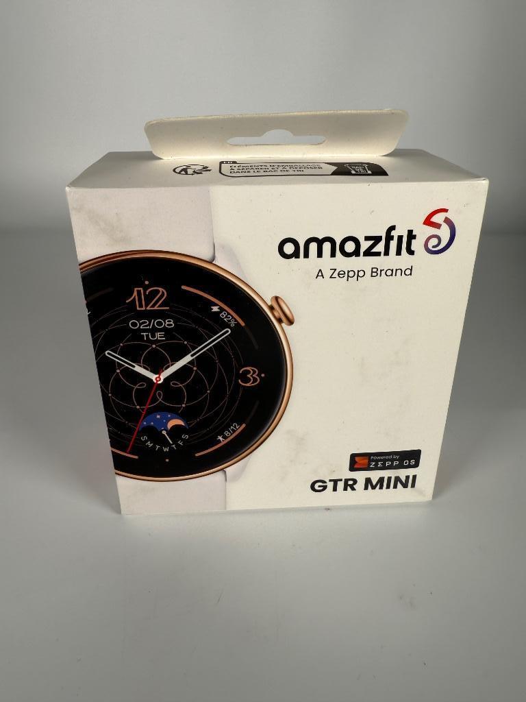 Amazfit GTR Mini Smartwatch – Rose Gold/Pink Strap – 1.28", Amazfit, Ophalen of Verzenden, Roze, Android