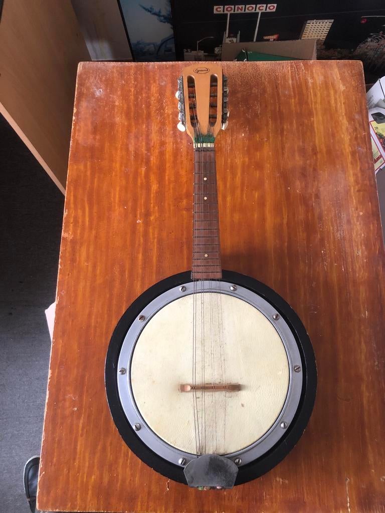 Egmond Banjo Gitaar - Vintage Instrument, Muziek en Instrumenten, Ophalen of Verzenden, Gebruikt, Akoestische gitaar