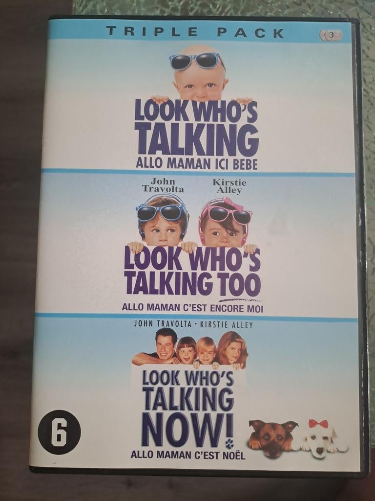 Look who's talking 3x (dvd), Alle leeftijden, Ophalen of Verzenden, Zo goed als nieuw, Romantische komedie