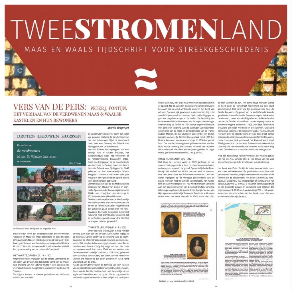 DAG VAN HET KASTEEL (Maas en Waalse Kastelen), 20e eeuw of later, Nieuw, Ophalen of Verzenden, Peter J. Fontijn