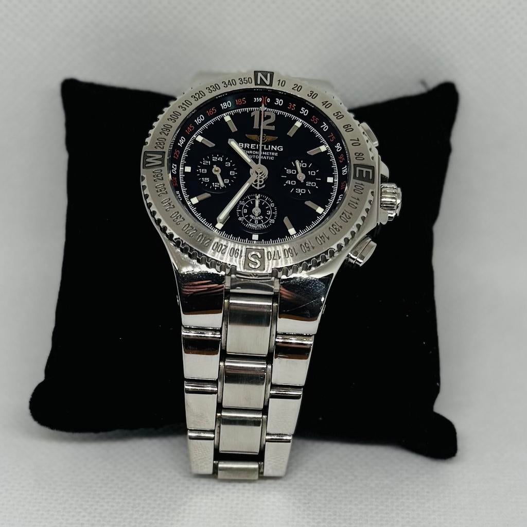 Breitling Hercules A39362, Ophalen, Zo goed als nieuw, Staal, Overige merken