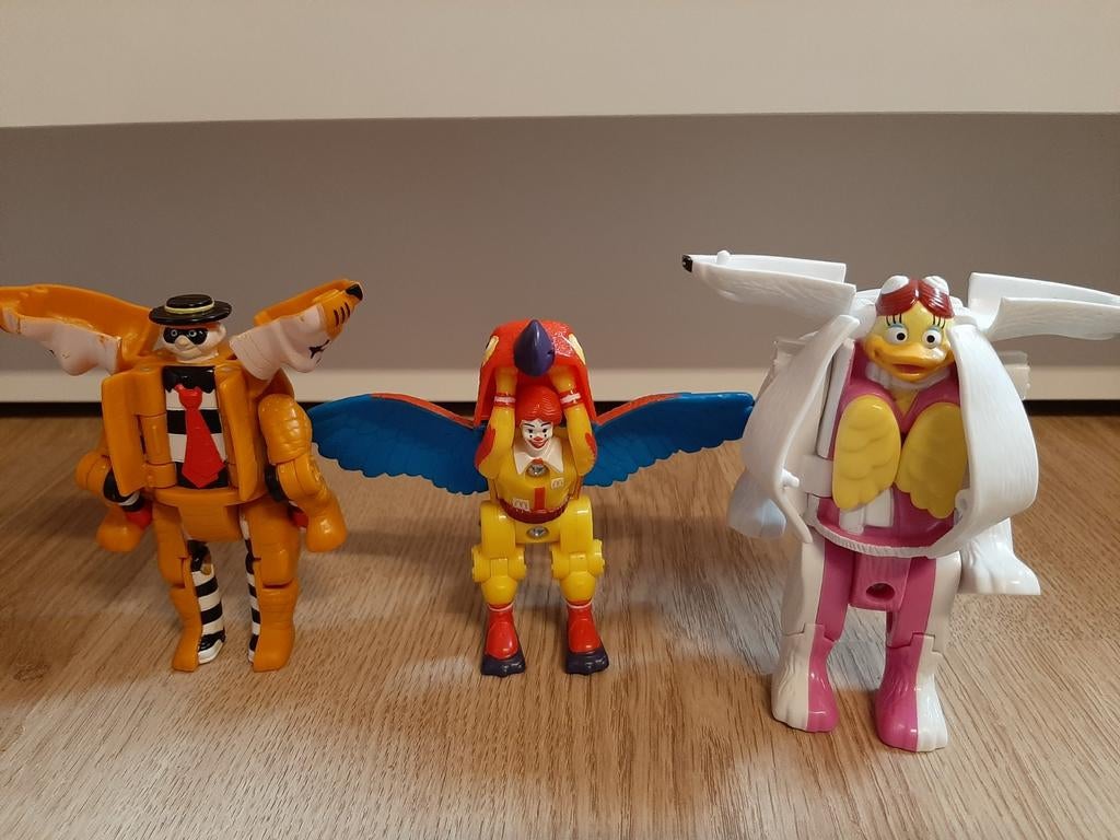 McDonald's speeltjes Birdie Ronald Mcdonald & Hamburglar, Verzamelen, Poppetjes en Figuurtjes, Ophalen of Verzenden, Zo goed als nieuw