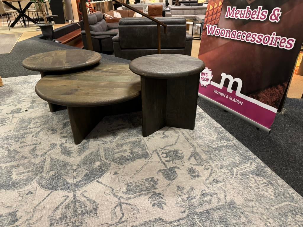 Foto 3 van Salontafel Binotti 3 delig 50%Korting DirectLeverbaar E-6041