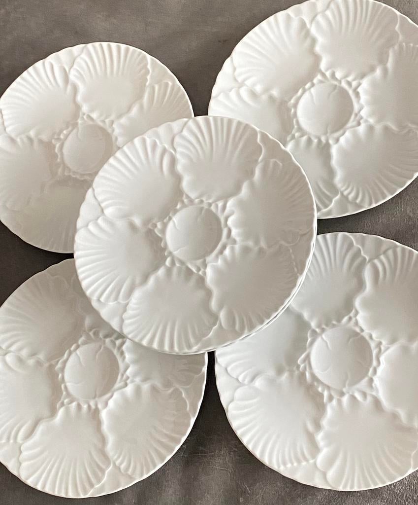 6x oesterbord Bareuther Waldsassen Bavaria Germany gaaf, Huis en Inrichting, Keuken | Servies, Ophalen of Verzenden, Zo goed als nieuw
