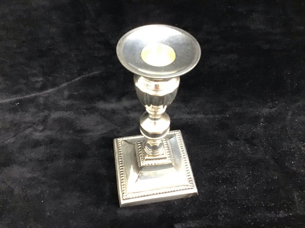 Zilveren Kandelaar, Antiek en Kunst, Ophalen of Verzenden, Zilver