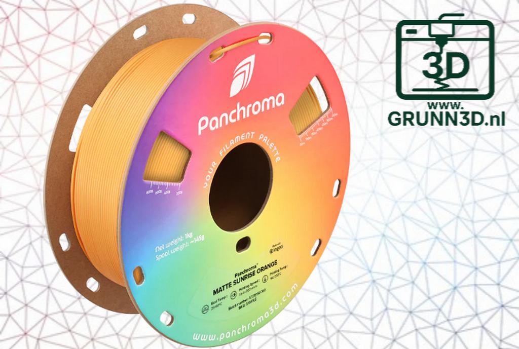 Panchroma Matte PLA 1.75mm 1kg 3D filament Sunrise Orange, Ophalen of Verzenden, Nieuw