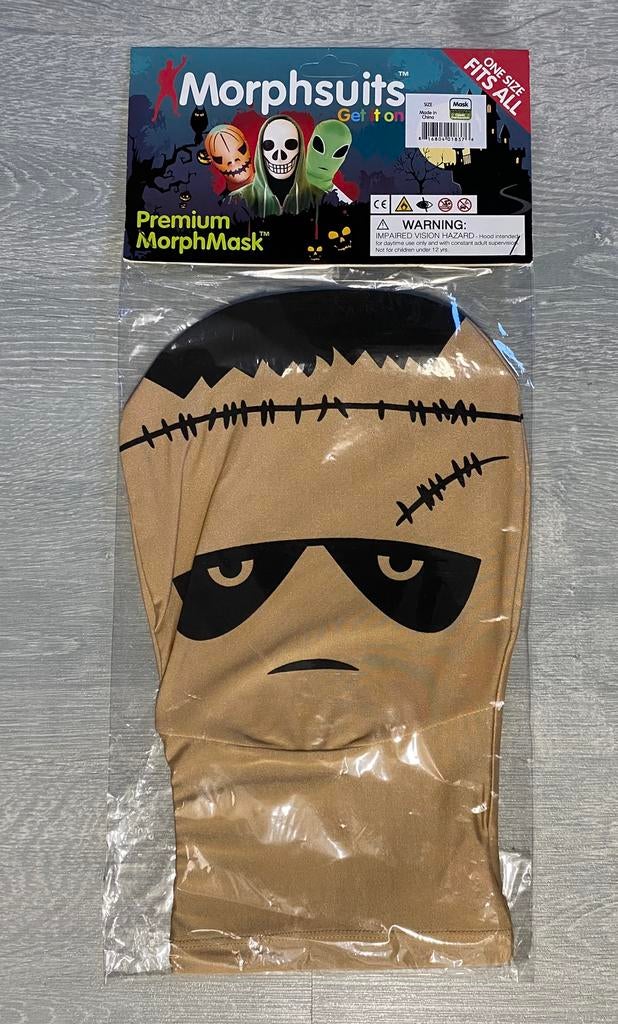 Morphsuits Frankenstein masker *nieuw*, Overige maten, Ophalen of Verzenden, Zo goed als nieuw, Accessoires