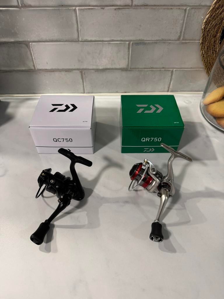 nieuwe daiwa qc 750 en qr 750 molentjes, Watersport en Boten, Hengelsport | Roofvissen, Ophalen of Verzenden, Nieuw, Molen