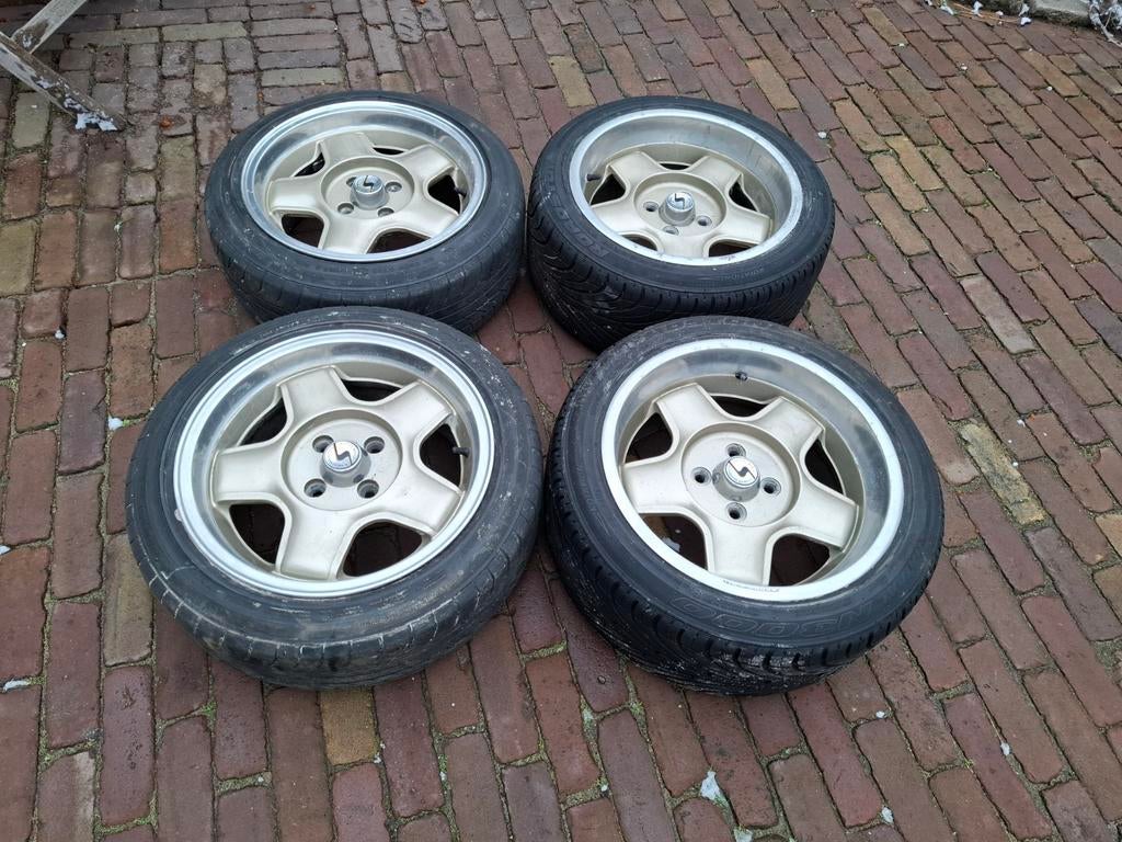 Schmidt Revolution 15" 4x100, Auto-onderdelen, Banden en Velgen, Ophalen, 15 inch, Banden en Velgen, 195 mm