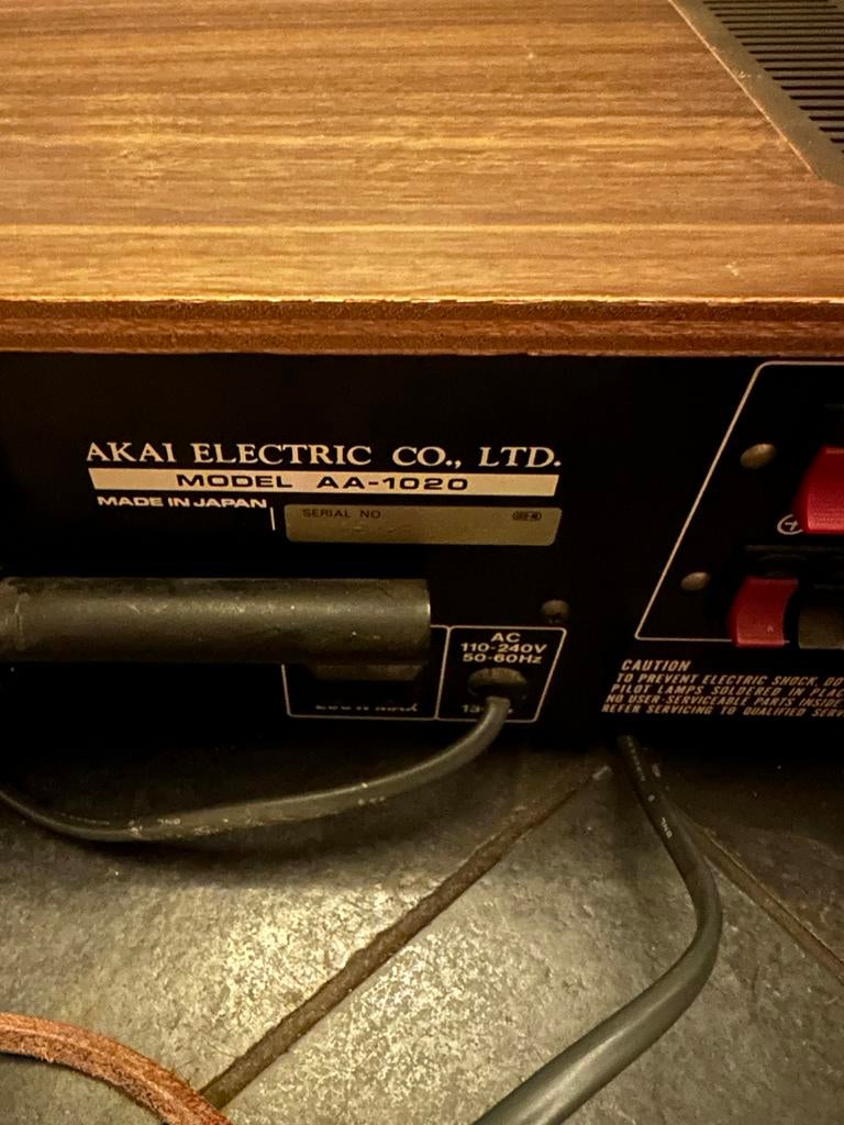 Akai AA-1020 Versterker - Schitterende Staat, Ophalen, Zo goed als nieuw, Stereo, Overige merken