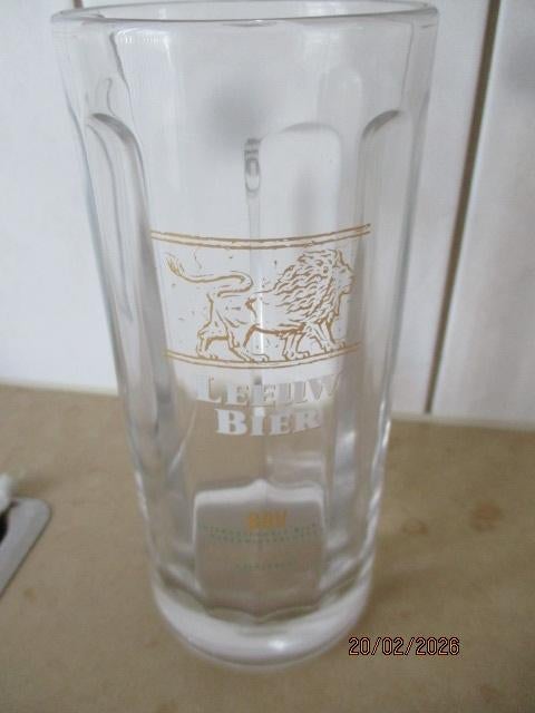 bierglas Leeuw Valkenburg, Ophalen, Nieuw, Glas of Glazen, Overige merken