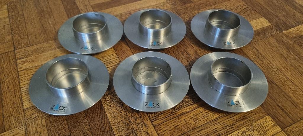 ZACK RVS waxinelichthouders 5 euro per stuk, Nieuw, Ophalen of Verzenden, Metaal, Kandelaar