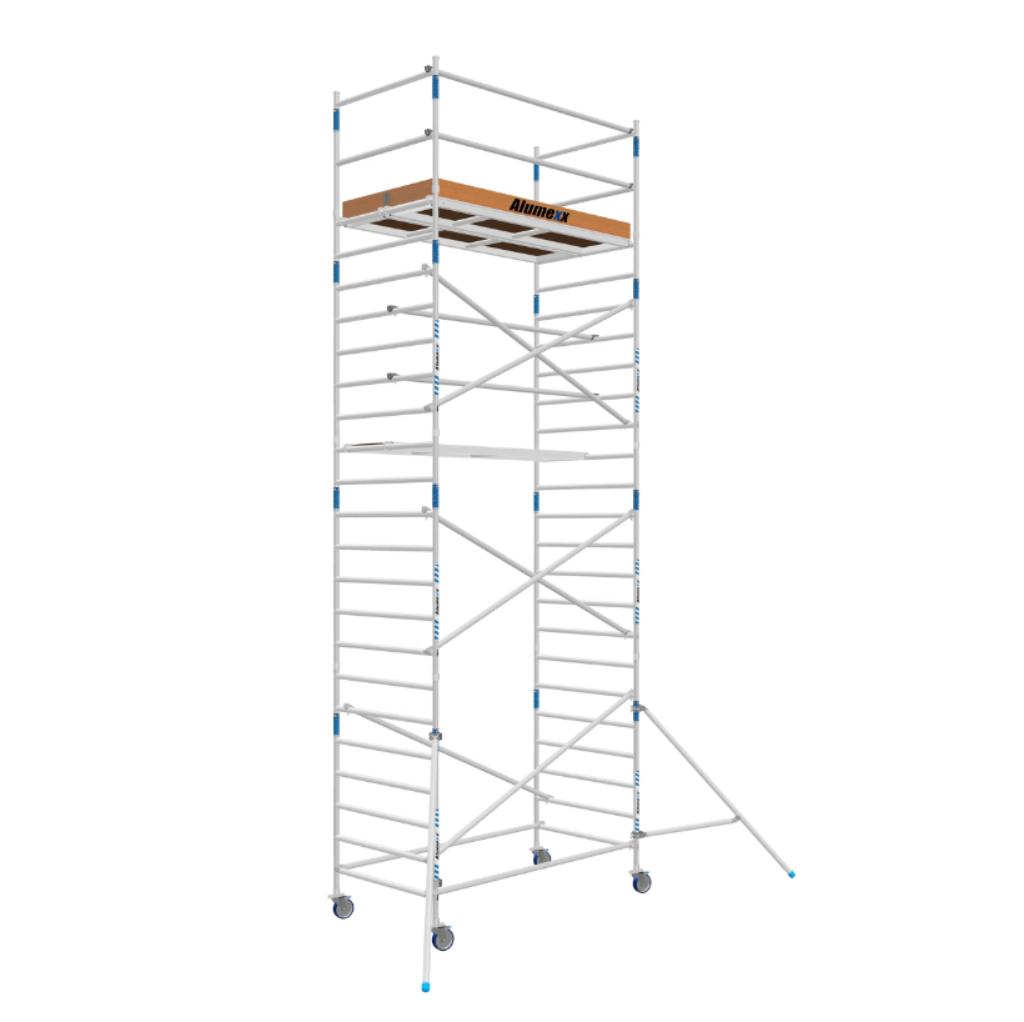 Steigeraanhanger met ALX Rolsteiger 135 x 250 x 8,2m WH, Ophalen of Verzenden, Nieuw, Rolsteiger of Kamersteiger, 5 meter of hoger