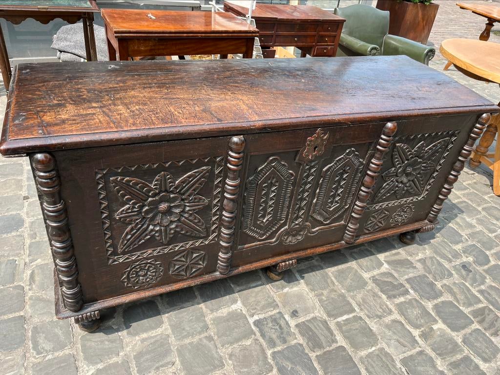 18e eeuwse kist, Ophalen of Verzenden