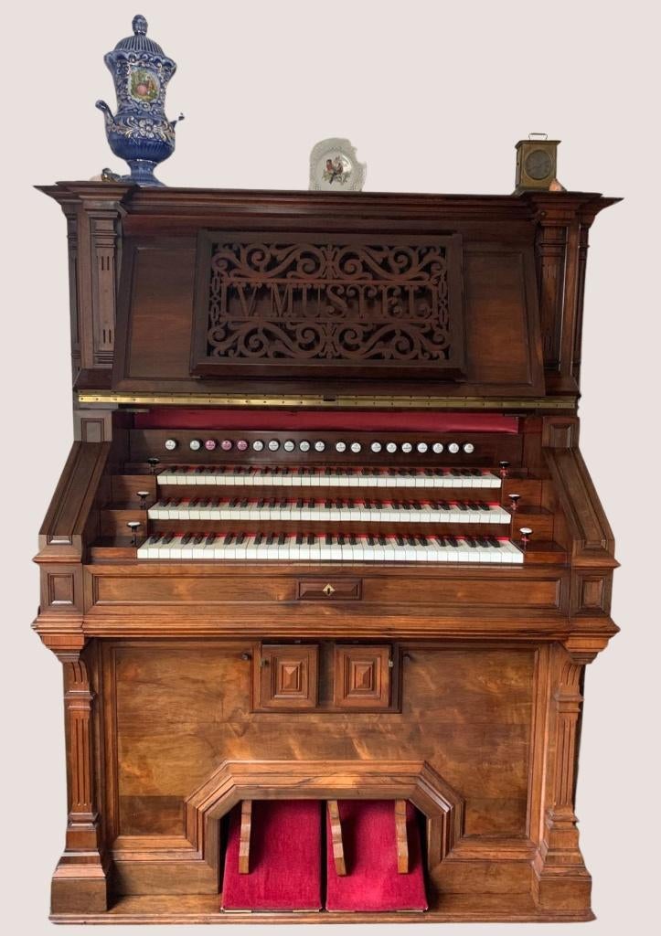 V. Mustel Harmonium, Muziek en Instrumenten, Orgels, Ophalen, Gebruikt, 3 klavieren, Orgel