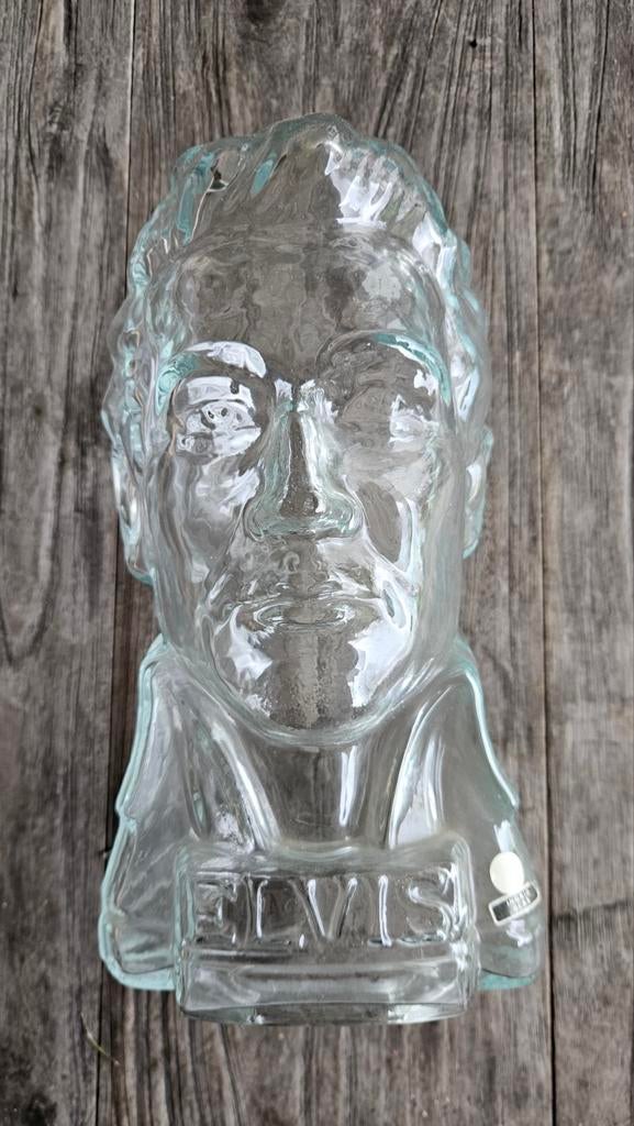 Elvis Presley Glazen Hoofd, Antiek en Kunst, Ophalen of Verzenden