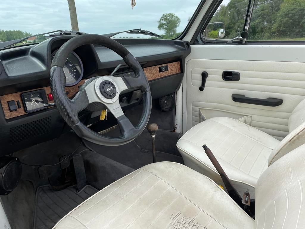 Volkswagen kever cabrio cabriolet triple white 1979, foto 8