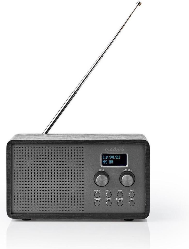 DAB+ Radio - Tafelmodel - DAB+ FM - 1.3 " - Zwart-Wit Scherm, Ophalen of Verzenden, Nieuw, Radio
