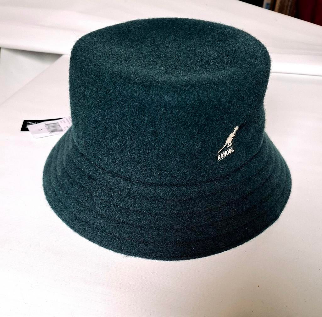 Groen wollen buckethat Lahinch van Kangol, Ophalen of Verzenden