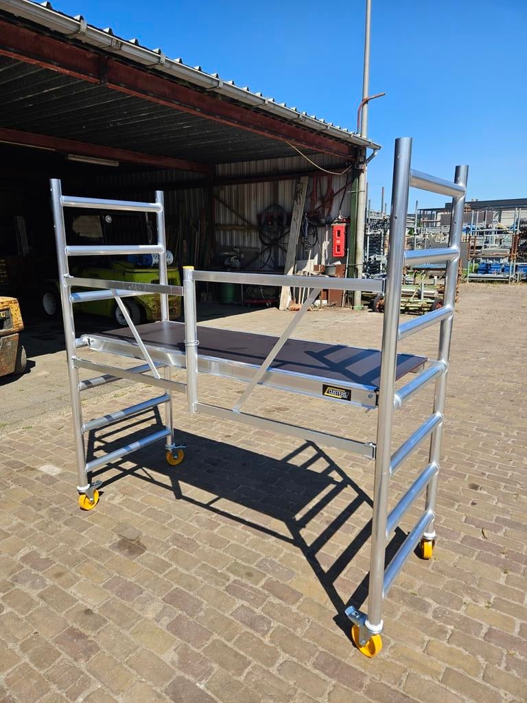 Custers kamersteiger nieuw werkhoogte 3 mtr, Doe-het-zelf en Verbouw, Steigers, Ophalen, 2 tot 5 meter, Custers, .