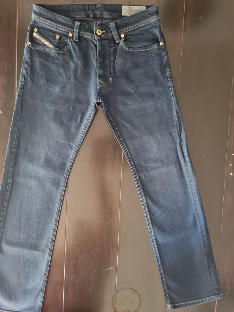 ZGAN CLASSIC DIESEL LARKEE STRAIGHT STRETCH JEANS SIZE 30/30, Diesel, Blauw, W32 (confectie 46) of kleiner, Ophalen of Verzenden