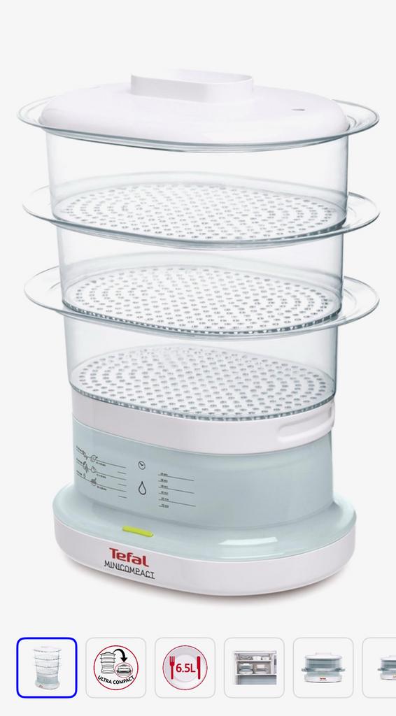 Tefal Mini Stoomkoker - Zo goed als nieuw!, Ophalen of Verzenden, Zo goed als nieuw, Kledingstomer