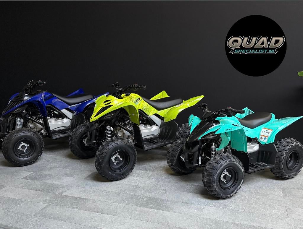 NIEUWE Yamaha yfz 50 cc & Yfm 110 cc 2026 kinderquad 90cc